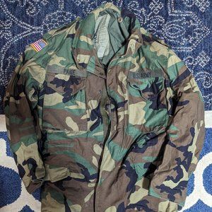 US Army issue M65 field jacket in Camouflage Size M, vintage